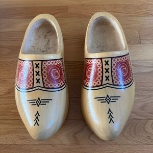 Dutch Wooden Clogs Shoes Holland Size Large